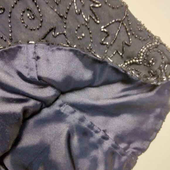 Vtg./Adrianna Papell, Navy Blue, P8 - Picture 6 of 6